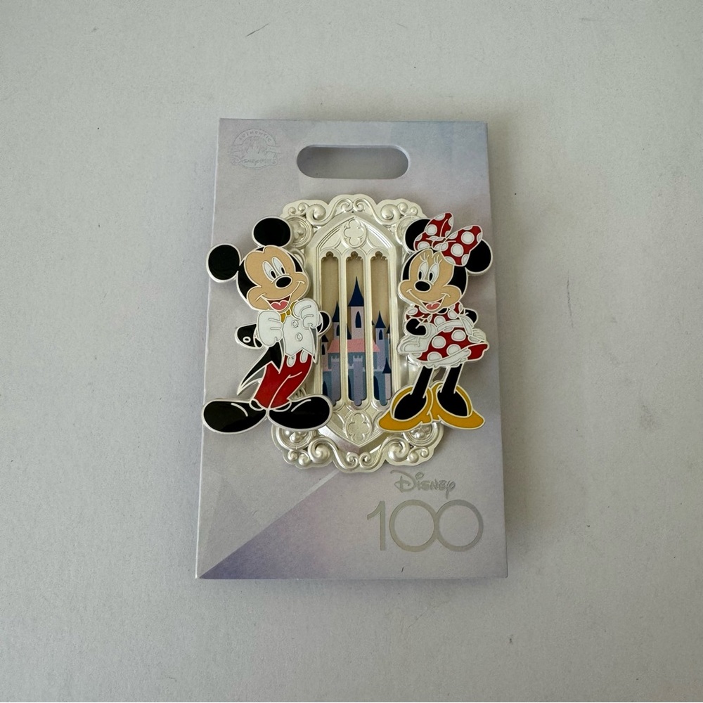 Disney 100 Disneyland Castle Mickey Mouse Pin